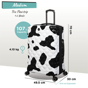 Indulging - Medium Plus (Moo Cow Print)