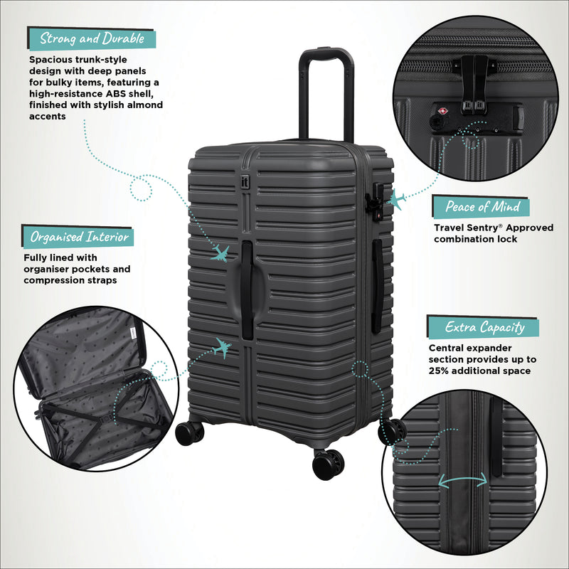 Jumbo Trunk - Medium (Charcoal)