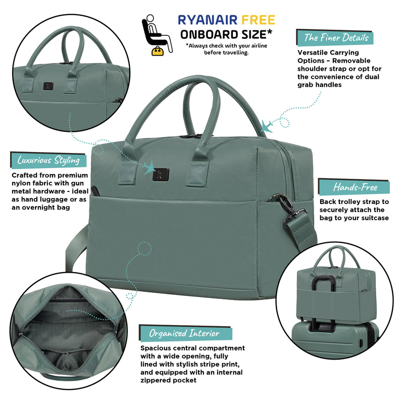 Outpaced - Small Holdall (Frozen Matcha)