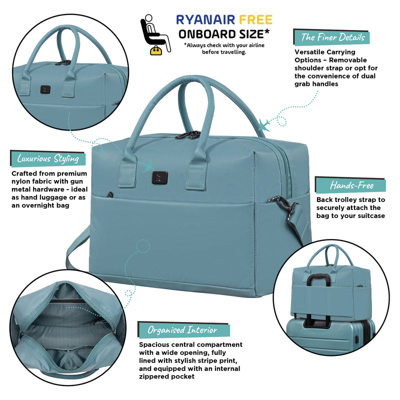 Outpaced - Small Holdall (Smoke Blue)
