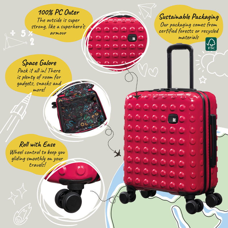 Bobble Bloc - Kids 2pc Set (True Red)