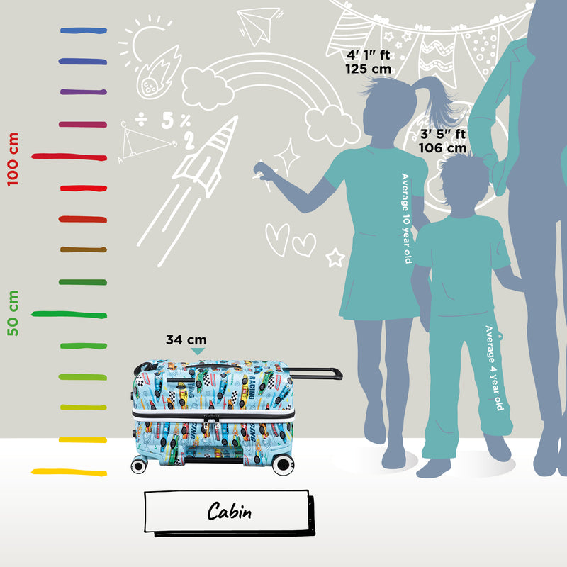 Trunkryder - Kids Ride-On Suitcase (Race Car)