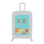 Modify - Personalised Panel (Kids Zoo Animals - Initials)