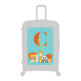 Modify - Personalised Panel (Kids Zoo Animals - Letter & Name)
