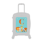 Modify - Personalised Panel (Kids Zoo Animals - Letter & Name)