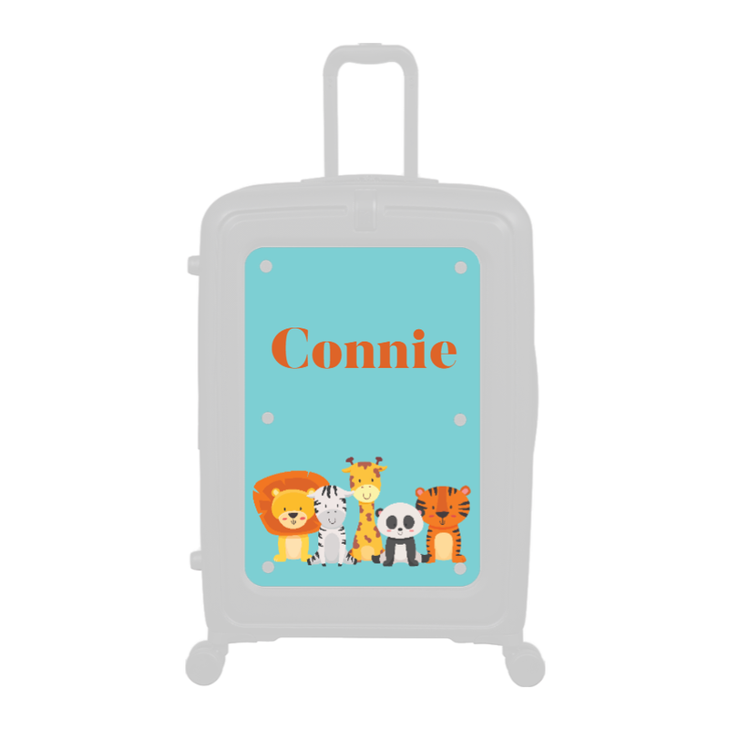 Modify - Personalised Panel (Kids Zoo Animals - Name)