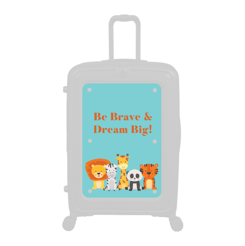 Modify - Personalised Panel (Kids Zoo Animals - Quote)