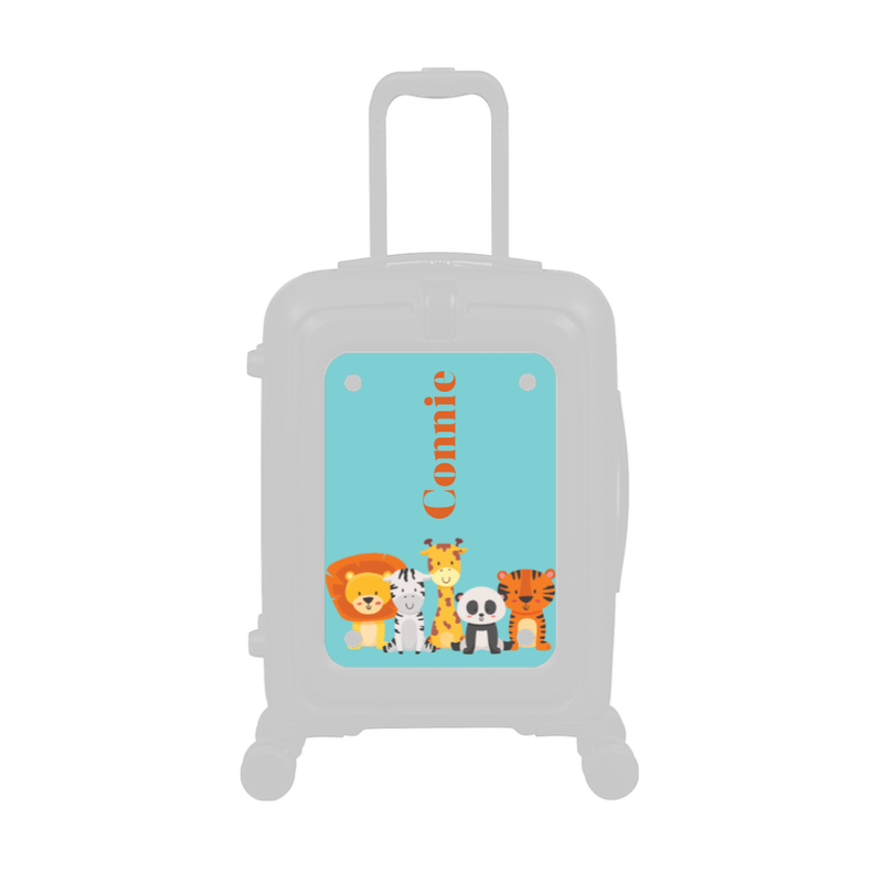 Modify - Personalised Panel (Kids Zoo Animals - Side Name)