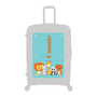 Modify - Personalised Panel (Kids Zoo Animals - Side Name)