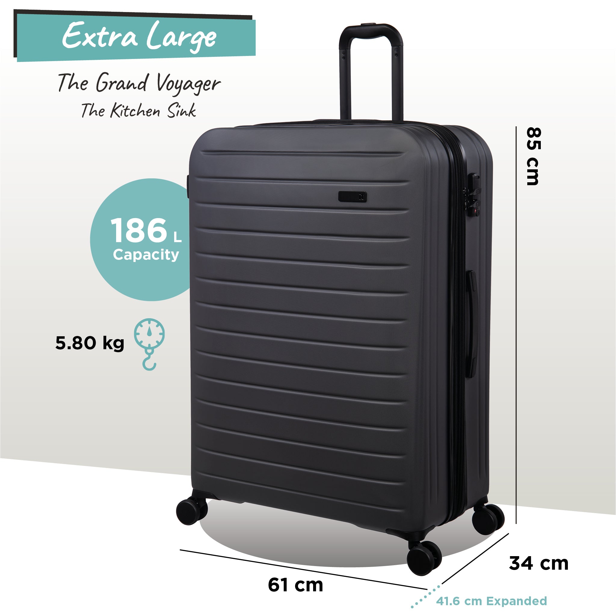 it Luggage Legion Extra Large in Asphalt