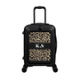 Modify - Suitcase with Personalised Panel (Leopard Strip - Initials)