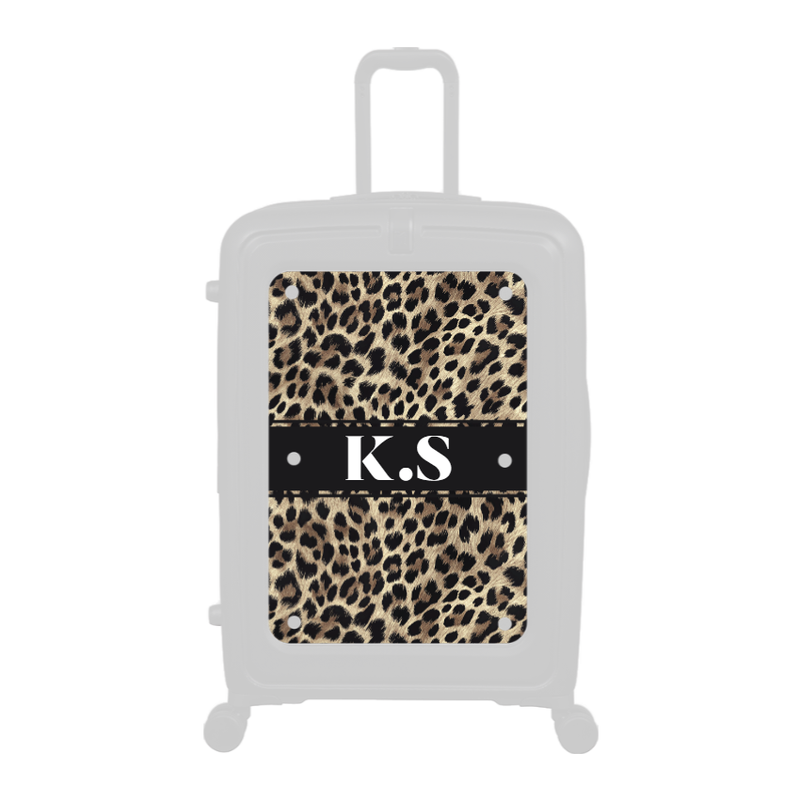 Modify - Personalised Panel (Leopard Strip - Initials)