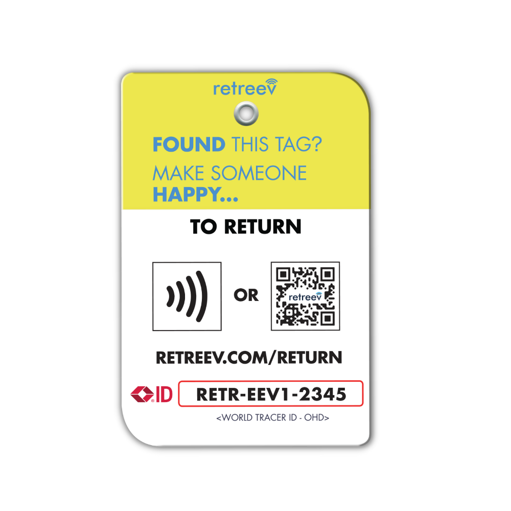Retreev SMART Luggage Tag (Life's a Beach)
