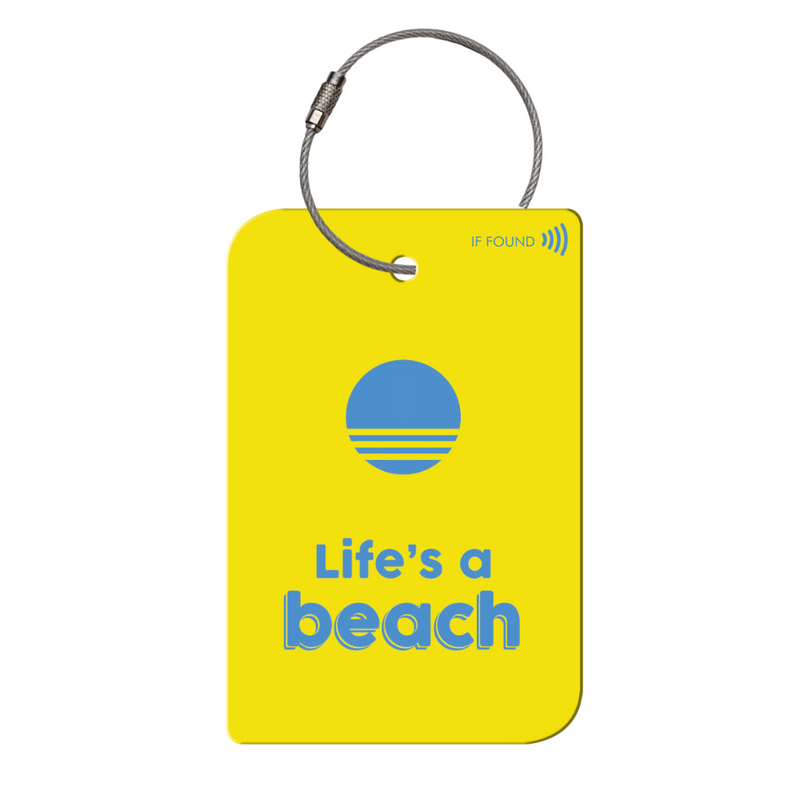 Retreev SMART Luggage Tag (Life's a Beach)