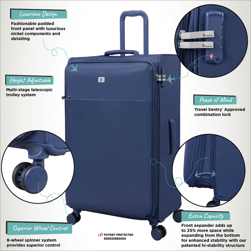 Lustrous Luxe - Large (Night Blue)