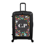 Modify - Suitcase with Personalised Panel (New York Border - Initials)