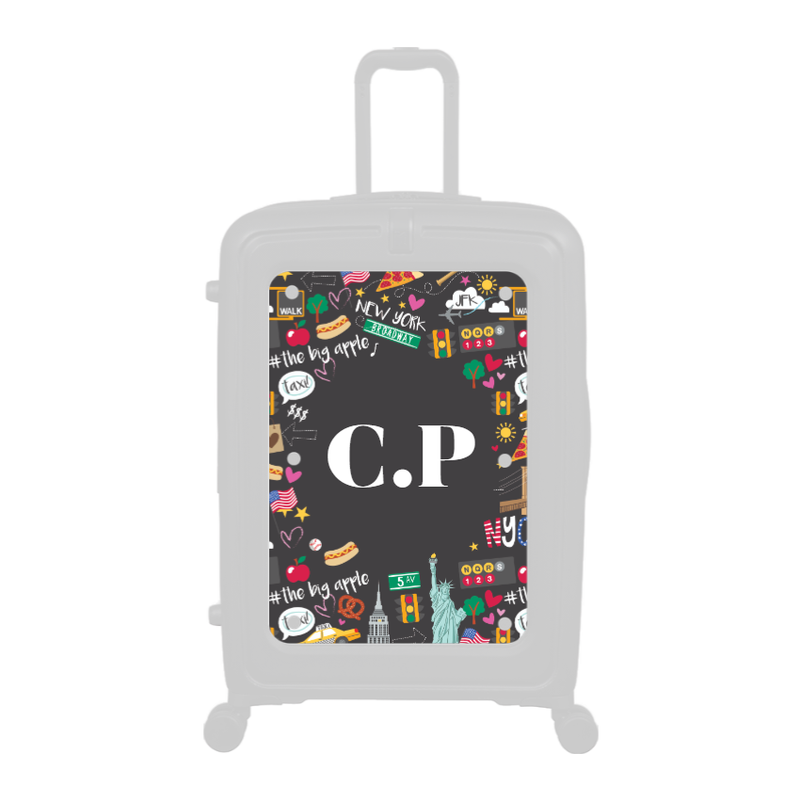 Modify - Personalised Panel (New York Border - Initials)