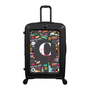 Modify - Suitcase with Personalised Panel (New York Border - Letter & Name)