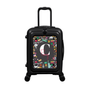 Modify - Suitcase with Personalised Panel (New York Border - Letter & Name)