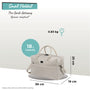 Outpaced - Small Holdall (Feather Gray)