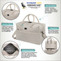 Outpaced - Small Holdall (Feather Gray)