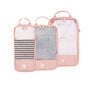 3pc Compression Travel Packing Cube Set (Misty Rose)
