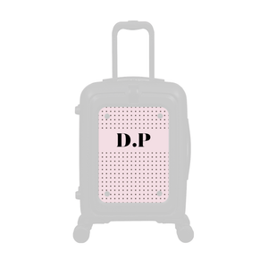 Modify - Personalised Panel (Pink Polka Dot - Initials)