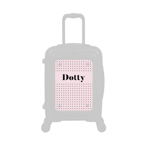 Modify - Personalised Panel (Pink Polka Dot - Name)
