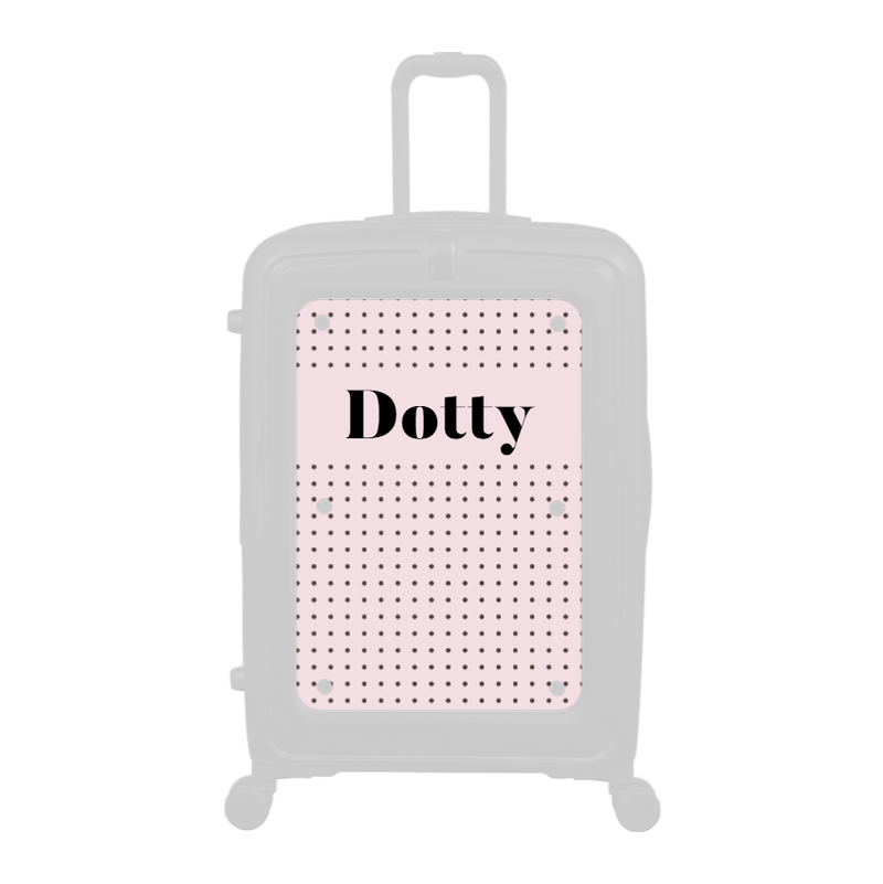 Modify - Personalised Panel (Pink Polka Dot - Name)