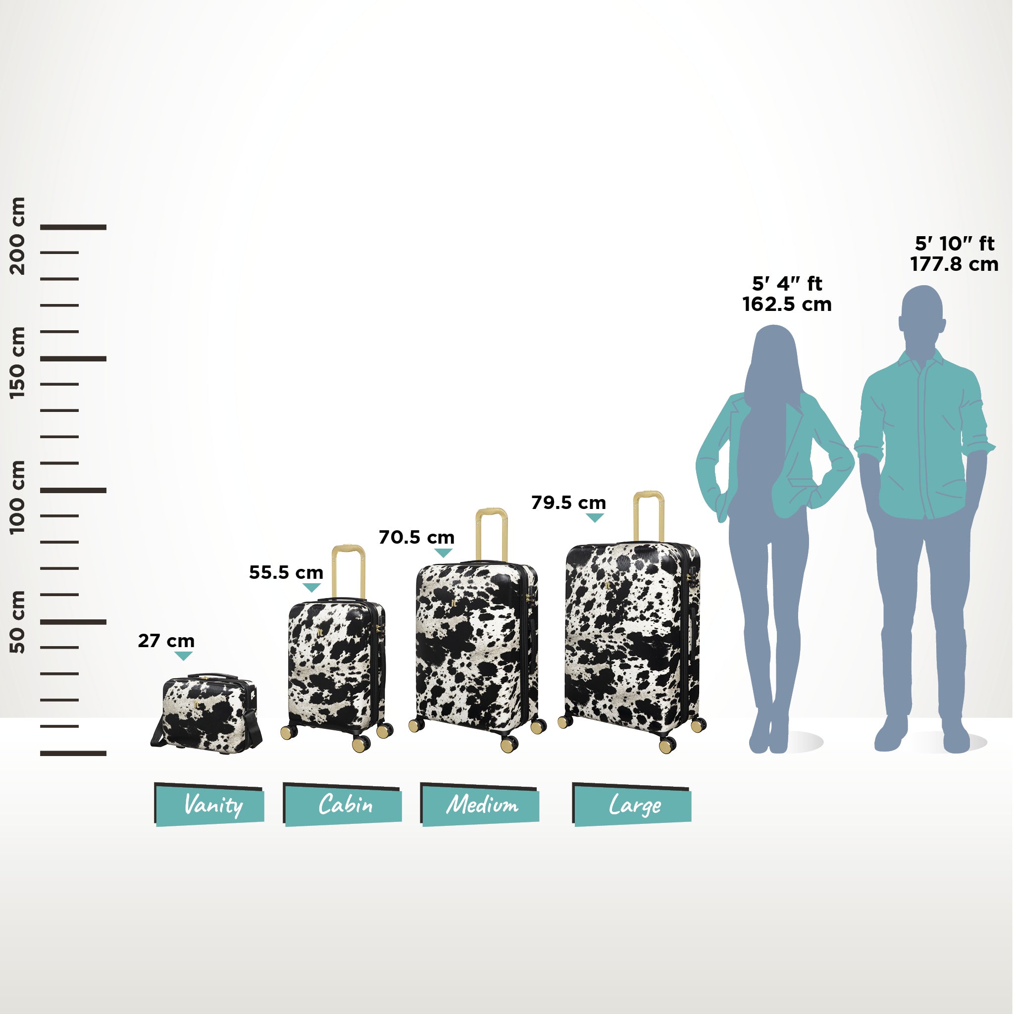 it Luggage | Sheen - Medium Plus (Textured Cow)