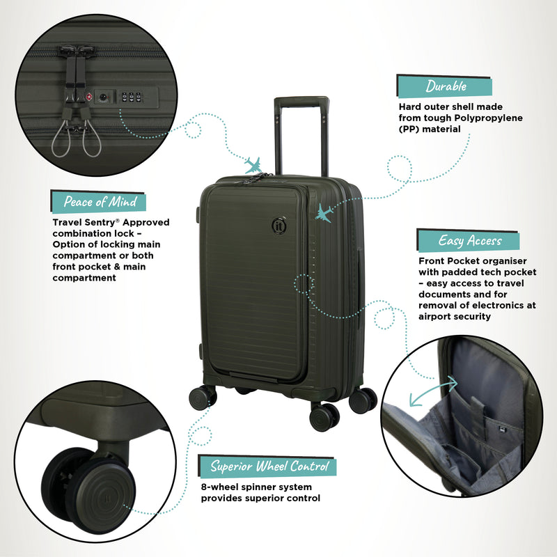 Spontaneous - Cabin with Pocket (Olive Night)