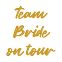 Modify - Personalised Panel (Team on Tour - Bride)