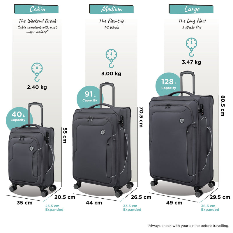 Teleported - 3pc Set (Warm Charcoal)