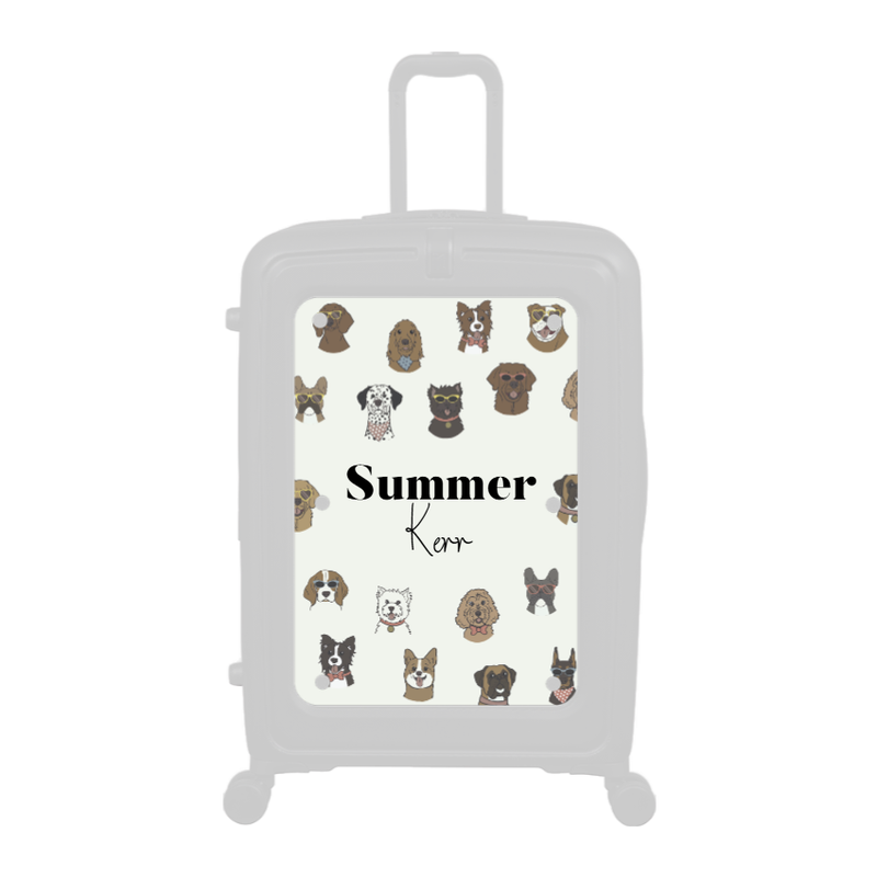 Modify - Personalised Panel (The Dogs - Double Name)