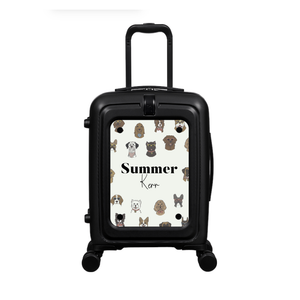 Modify - Suitcase with Personalised Panel (The Dogs - Double Name)