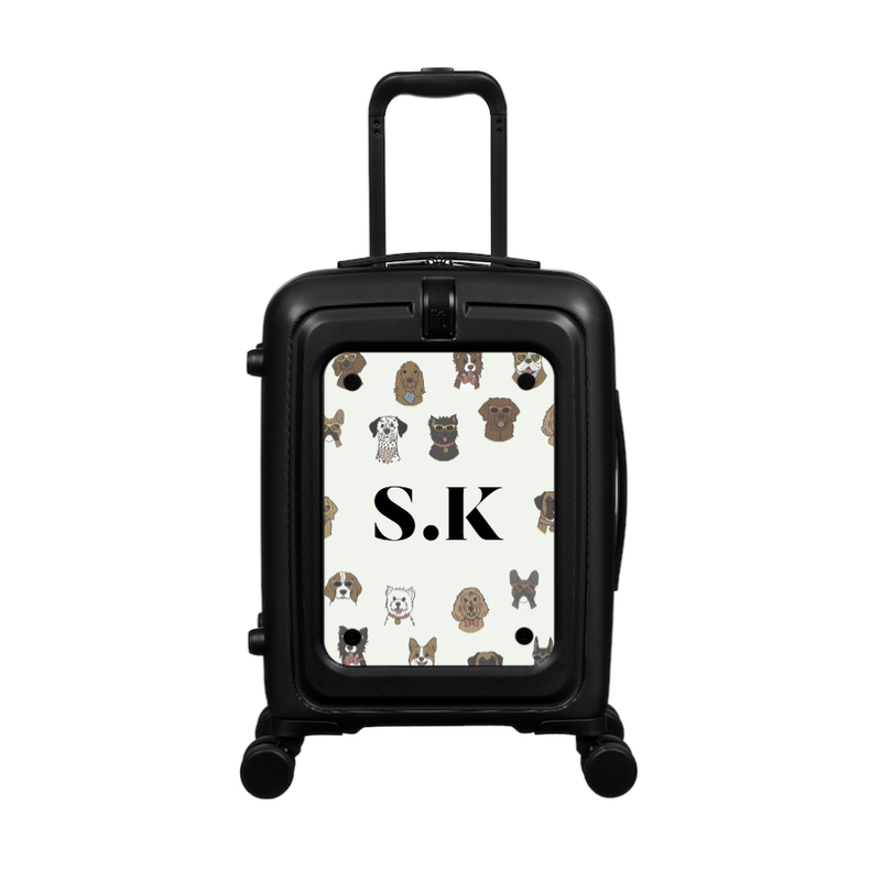 Modify - Suitcase with Personalised Panel (The Dogs - Initials)