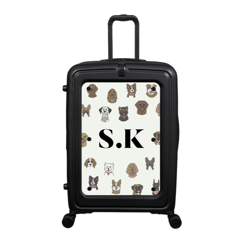 Modify - Suitcase with Personalised Panel (The Dogs - Initials)