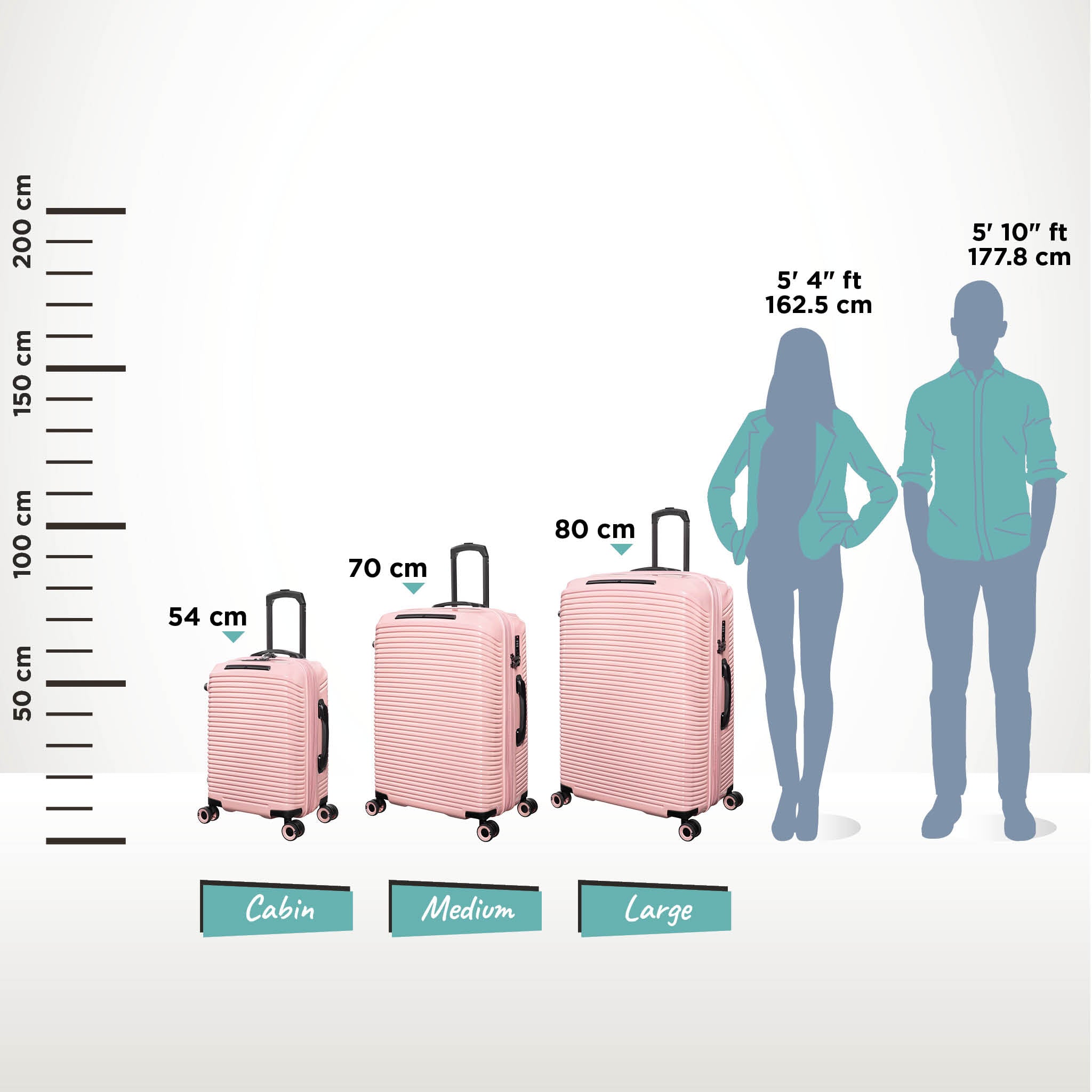 it Luggage | Traversed - Cabin (Metallic Rose Gold)