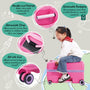 Trunkryder - Kids Ride-On Suitcase (Azalea Pink)