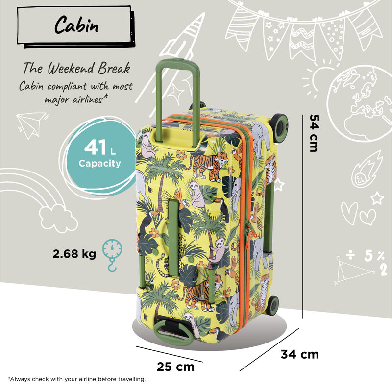 Trunkryder - Kids Ride-On Suitcase (Jungle Animals)