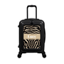Modify - Suitcase with Personalised Panel (Zebra Strip - Name)