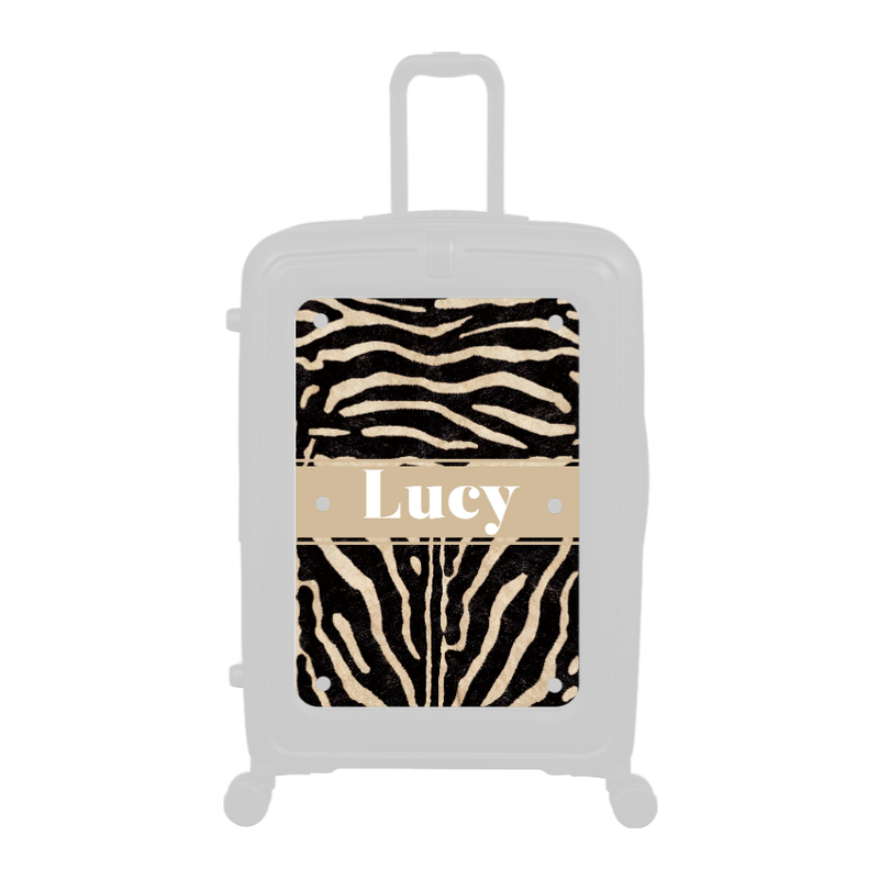 Modify - Personalised Panel (Zebra Strip - Name)