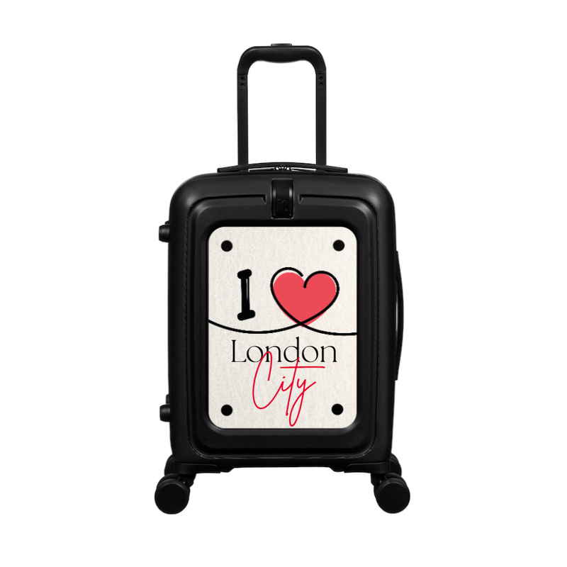 Modify - Suitcase with Personalised Panel (I Heart - Double Name)