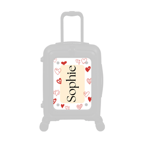 Modify - Personalised Panel (Hearts Border - Side Name)