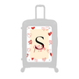 Modify - Personalised Panel (Hearts Border - Letter & Name)
