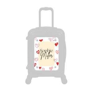 Modify - Personalised Panel (Hearts Border - Double Name)