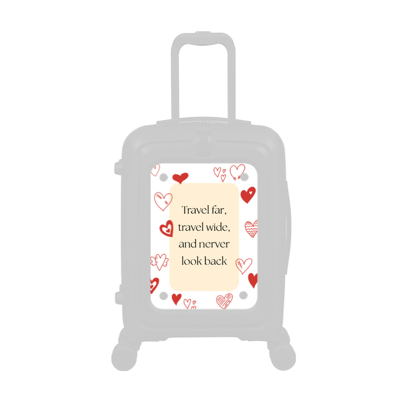 Modify - Personalised Panel (Hearts Border - Quote)