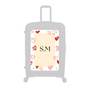 Modify - Personalised Panel (Hearts Border - Initials)