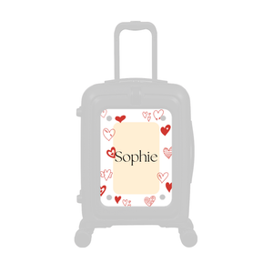 Modify - Personalised Panel (Hearts Border - Name)