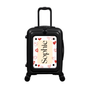 Modify - Suitcase with Personalised Panel (Hearts Border - Side Name)
